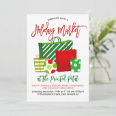 Invitation Marché de vacances (Debout devant)