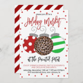 Invitation Marché de vacances (Devant / Derrière)