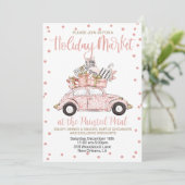 Invitation Marché de vacances (Debout devant)