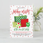 Invitation Marché de vacances (Debout devant)