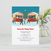 Invitation Marché de vacances (Debout devant)