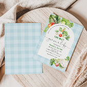 Invitation Marché des agriculteurs baby shower cultivé locale