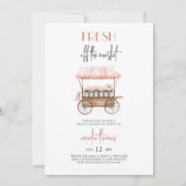 Invitation Marché des agriculteurs en rupture de stock rose F (Devant)