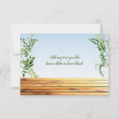 Invitation Marché des agriculteurs, Enclos Fraîchement quitté (Dos)