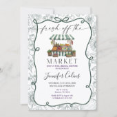 Invitation Marché des agriculteurs Mariage de baptême de la m (Devant)