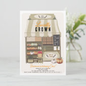 Invitation Marché des fermiers cultivés localement Automne 1e (Debout devant)