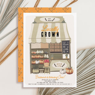 Invitation Marché des fermiers cultivés localement Automne 1e