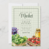 Invitation Marché des fermiers Elle n'est pas sur la Fête des (Devant)