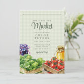 Invitation Marché des fermiers Elle n'est pas sur la Fête des (Debout devant)