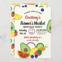 Marché des fermiers Fruits de fête d'anniversaire 