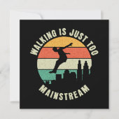 Invitation Marcher Est Juste Trop Grand (Devant)