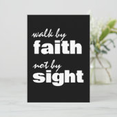 INVITATION MARCHER PAR LA FOI ET NON PAR LA VUE (Debout devant)