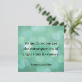 Invitation Marcus Aurelius : Conquérir la colère, Trouver la (Debout devant)