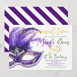 Invitation Mardi Gras