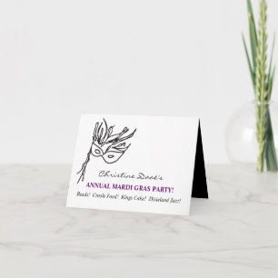 Invitation Mardi Gras !