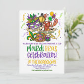Invitation Mardi Gras (Debout devant)