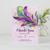 Invitation Mardi Gras (Debout devant)