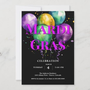 Invitation Mardi Gras