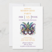 Invitation Mardi Gras (Devant)