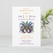 Invitation Mardi Gras (Debout devant)