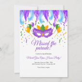 Invitation Mardi Gras (Devant)