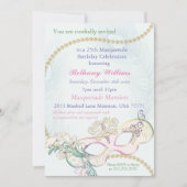 Invitation Mardi Gras Carnaval de Masquerade (Devant)