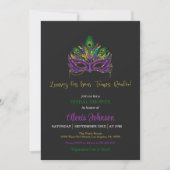 Invitation Mardi Gras Douche nuptiale (Devant)