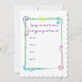 Invitation Mardi Gras Eskie (Dos)