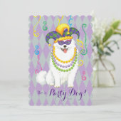 Invitation Mardi Gras Eskie (Debout devant)