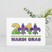 Invitation Mardi Gras Fleur-de-Lis 2010 (Debout devant)