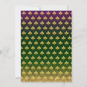 Invitation Mardi gras Mardi gras| Parti (Dos)