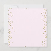 Invitation Mardi Gras Masque Diamants Champagne Sweet 16 (Dos)