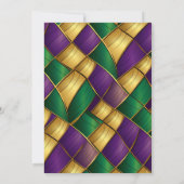 Invitation Mardi Gras Masquerade Quinceanera (Dos)