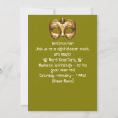 Invitation Mardi Gras Party – Let the Good Times Roll (Dos)