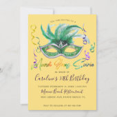 Invitation Mardi Gras Soiree | 30e anniversaire (Devant)