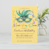 Invitation Mardi Gras Soiree | 30e anniversaire (Debout devant)