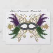 Invitation Mardi Gras - SRF (Devant / Derrière)