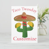 Invitation Mardi Taco Saguaro Cactus Thunder_Cove (Debout devant)