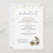 Invitation MardiGras de la Nouvelle-Orléans (Dos)