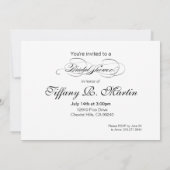 Invitation MARÉE AMÉRICAINE AFRICAINE ~ Fête de l'mariée (Dos)