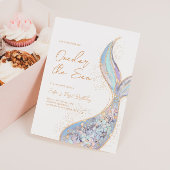 Invitation Marée de sirène à l'aube de l'anniversaire de la m