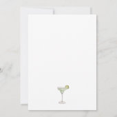 Invitation Marg d'aquarelle et douche conjugale (Dos)
