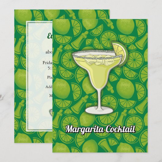 Invitation Margarita (Devant / Derrière)