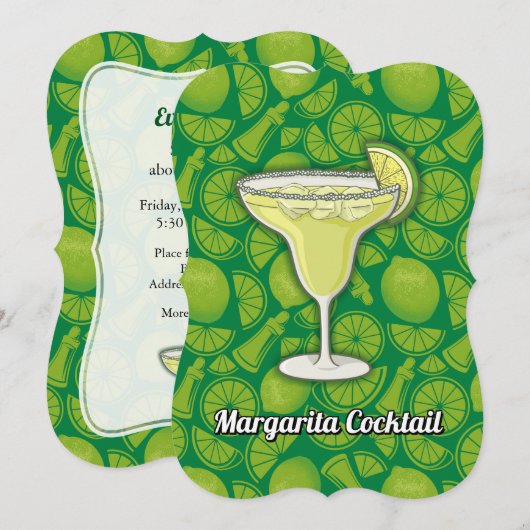 Invitation Margarita (Devant / Derrière)