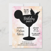 Invitation Margarita Cocktail Anniversaire Fête (Devant)