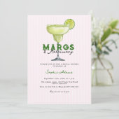 Invitation Margarita Coctail Marges & Mariage Douche nuptiale (Debout devant)