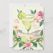 Invitation Margarita Fête des mariées mexicaine Fiesta (Dos)