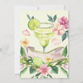 Invitation Margarita Fête des mariées mexicaine Fiesta (Dos)