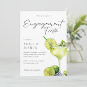 Invitation Margarita Fiançailles mexicain Fiesta (Debout devant)