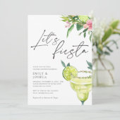 Invitation Margarita Fiesta Mexicain Couple Shower (Debout devant)